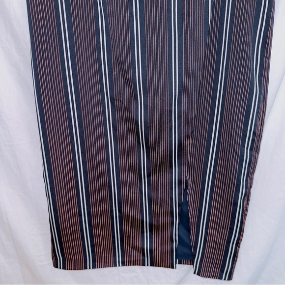 Banana Republic High Waisted Striped Midi Wrap Skirt size 4 - Picture 3 of 5